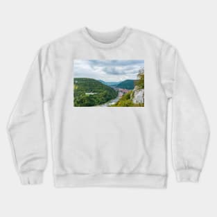 Bad Urach, view from the Grafensteige hill Crewneck Sweatshirt